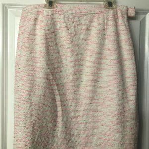 EUC Lilly Pulitzer Hot Pink Tweed Pencil Skirt